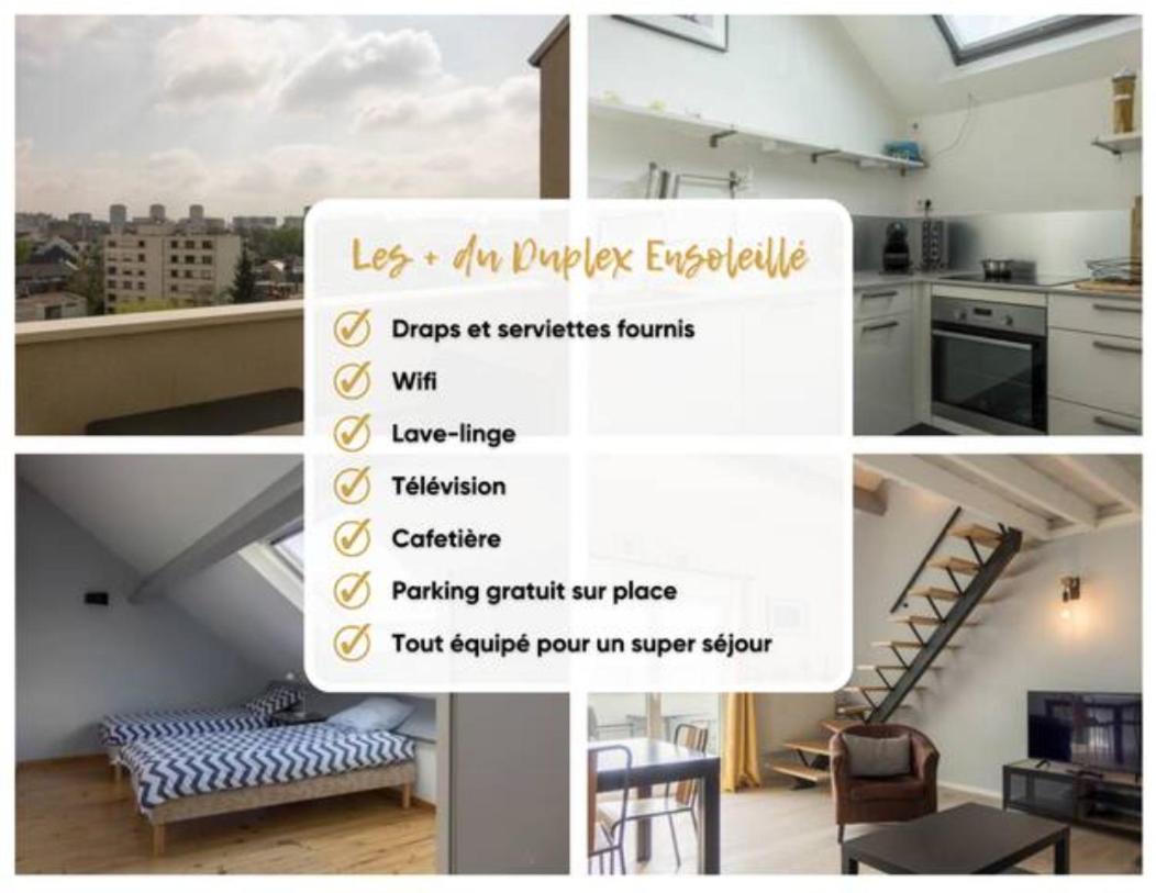 Le Duplex Ensoleille Du Parc * Parking * Balcon * Διαμέρισμα Ορλεάνη Εξωτερικό φωτογραφία